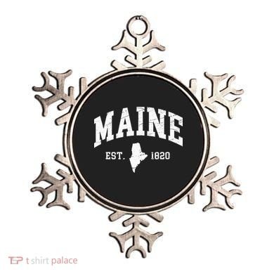 Maine Est. 1820 Distressed Worn Design Classic Ornament