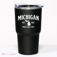 Michigan Est 1837 Great Lake State MI Pride USA Tumbler thumb 0