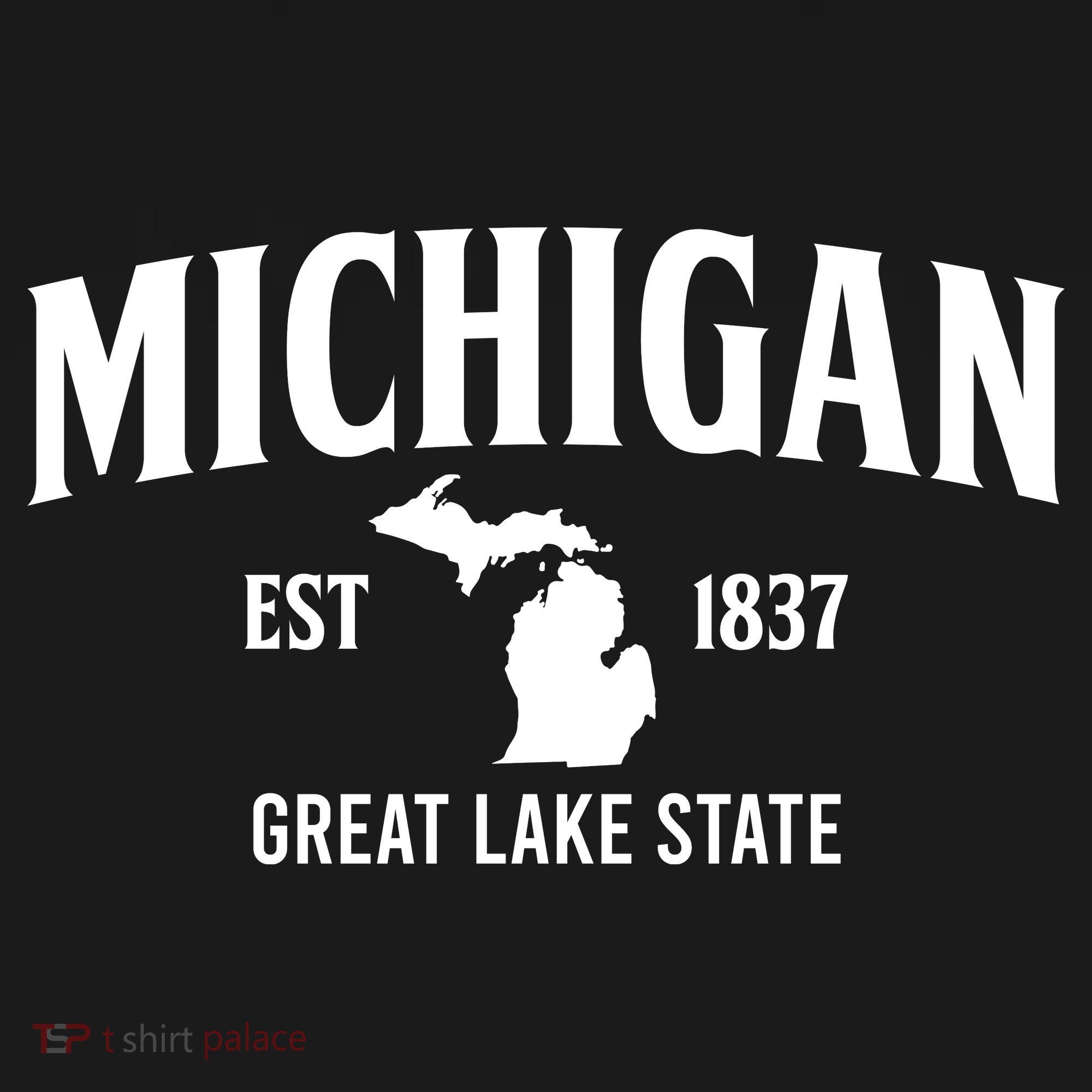 Michigan Est 1837 Great Lake State MI Pride USA Ornament