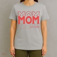 Mama Est. 2026 Expect Baby New Mom Mothers Day T-Shirt thumb 4
