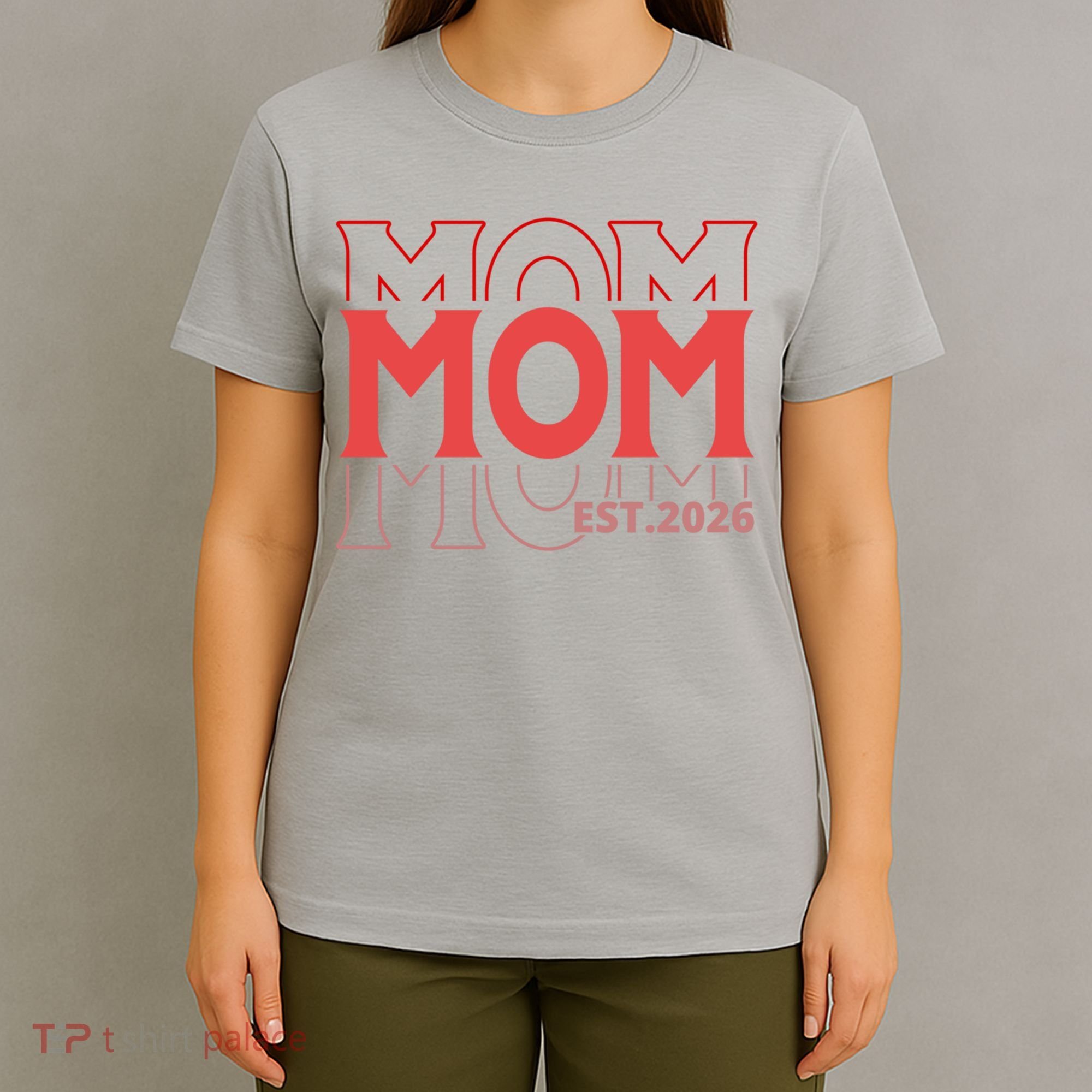 Mama Est. 2026 Expect Baby New Mom Mothers Day T-Shirt