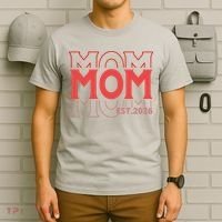 Mama Est. 2026 Expect Baby New Mom Mothers Day T-Shirt thumb 6