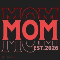 Mama Est. 2026 Expect Baby New Mom Mothers Day Women's Sweatshirt thumb 2