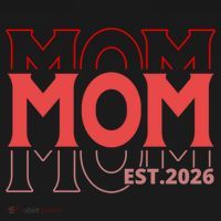 Mama Est. 2026 Expect Baby New Mom Mothers Day Backpack thumb 2