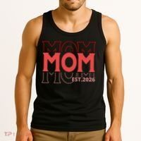 Mama Est. 2026 Expect Baby New Mom Mothers Day Tank Top thumb 3