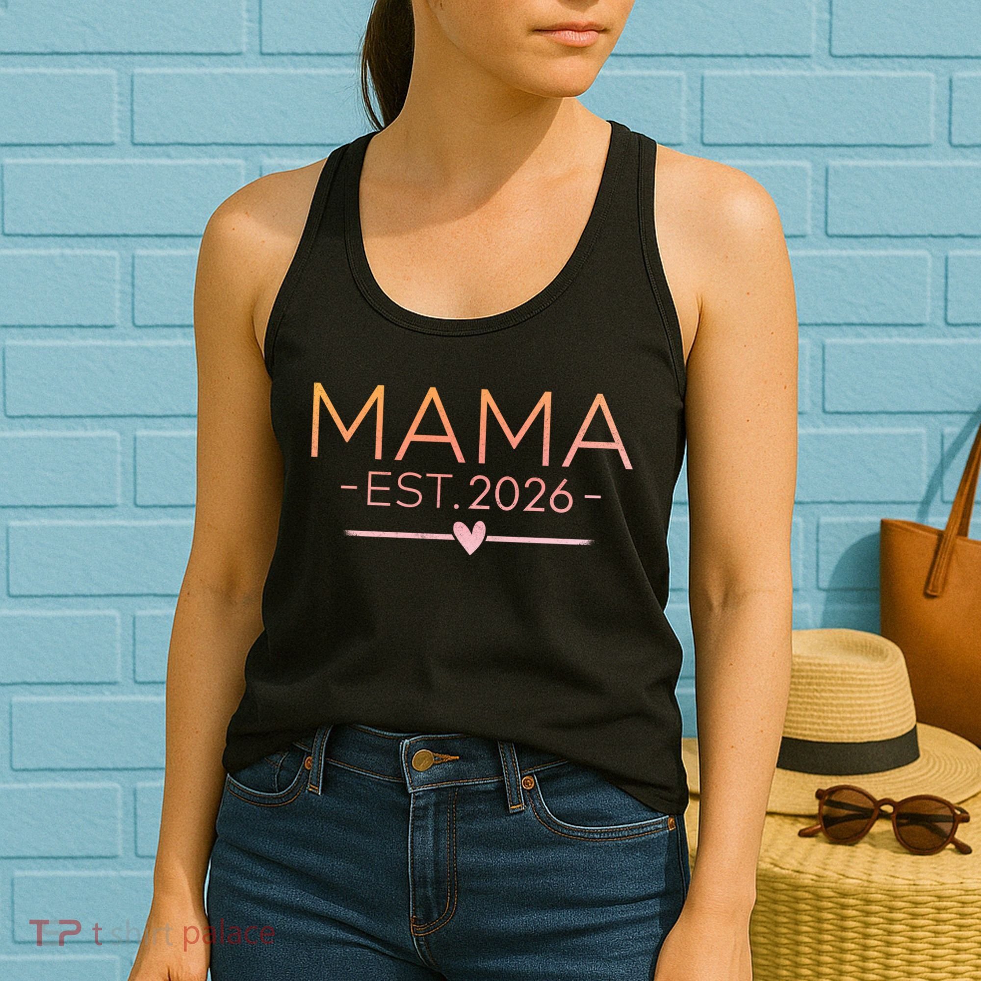 Mama EST 2026 New Baby Women's Tank Top