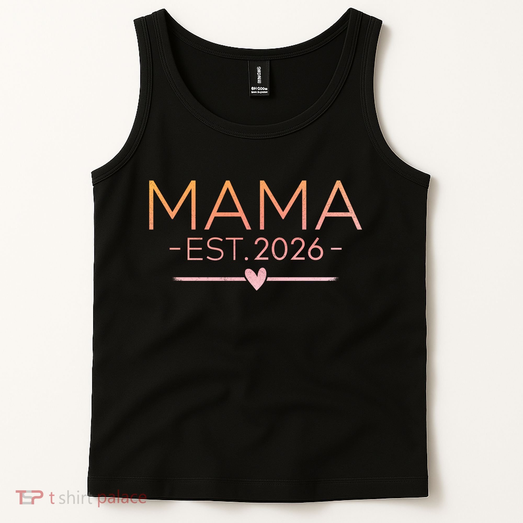 Mama EST 2026 New Baby Tank Top