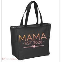 Mama EST 2026 New Baby Tote Bag thumb 2
