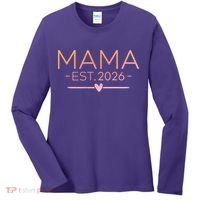 Mama EST 2026 New Baby Women's Long Sleeve Shirt thumb 0