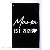 Mama EST 2026 Golf Towel thumb 0