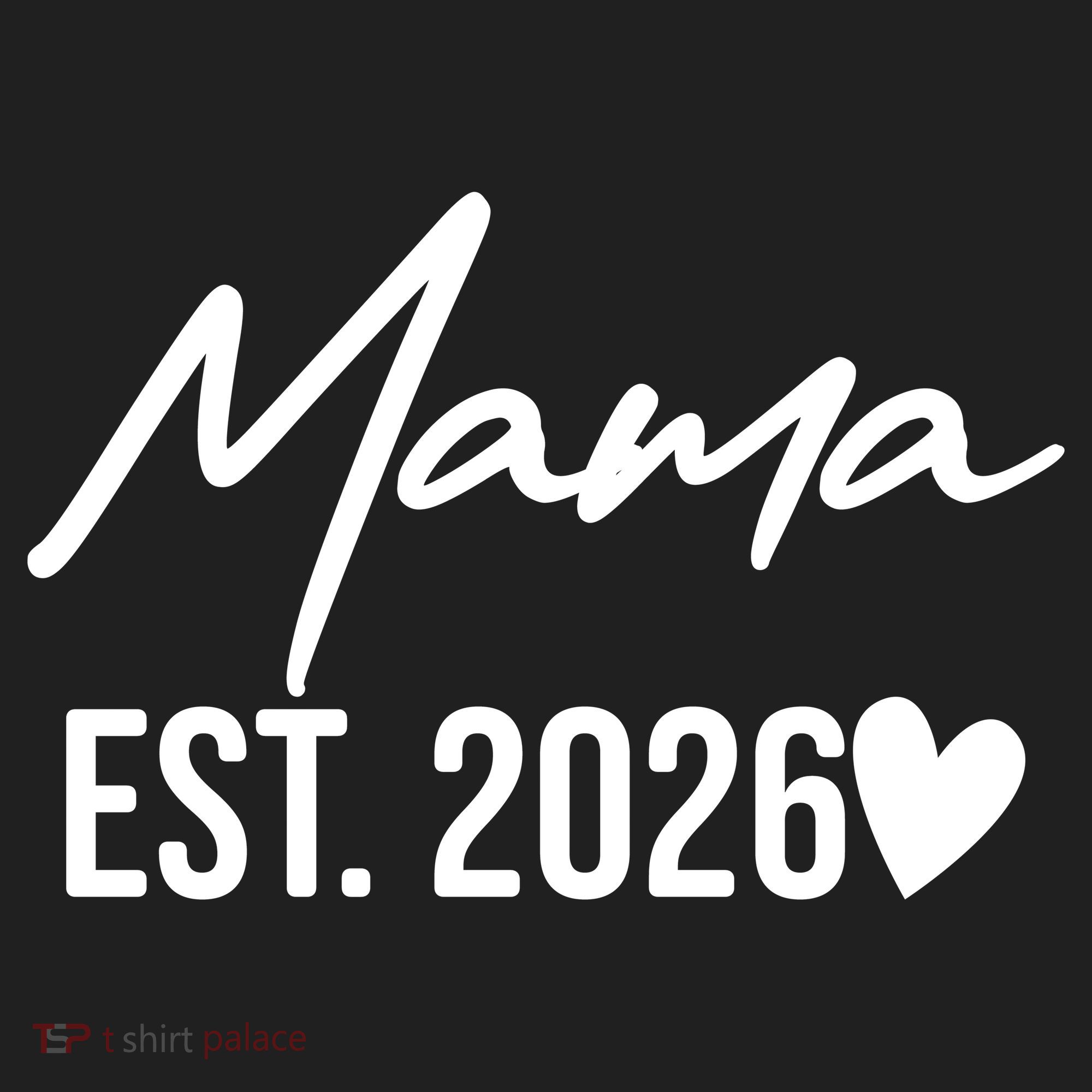 Mama EST 2026 Golf Towel