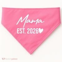 Mama EST 2026 USA-Made Doggie Bandana thumb 0