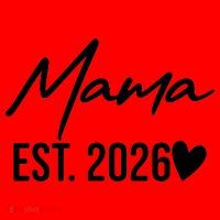Mama EST 2026 Santa Hat thumb 1