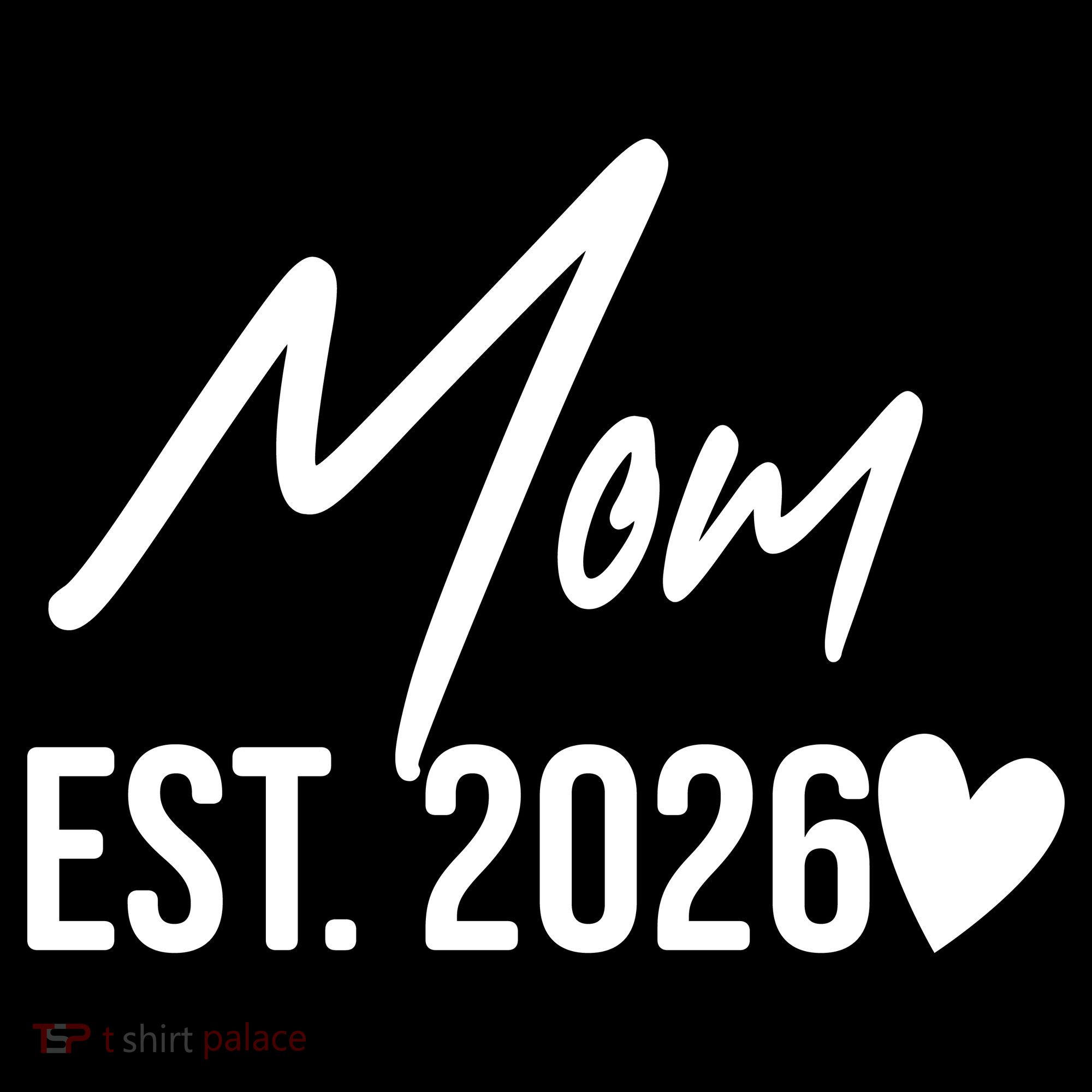 Mom EST 2026 Women's Hoodie
