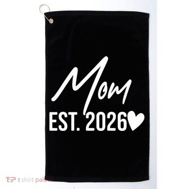 Mom EST 2026 Golf Towel