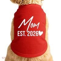 Mom EST 2026 Doggie Tank thumb 0