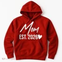 Mom EST 2026 Hoodie thumb 0