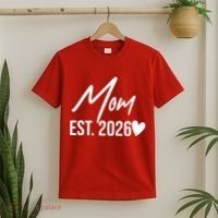 Mom EST 2026 T-Shirt thumb 2