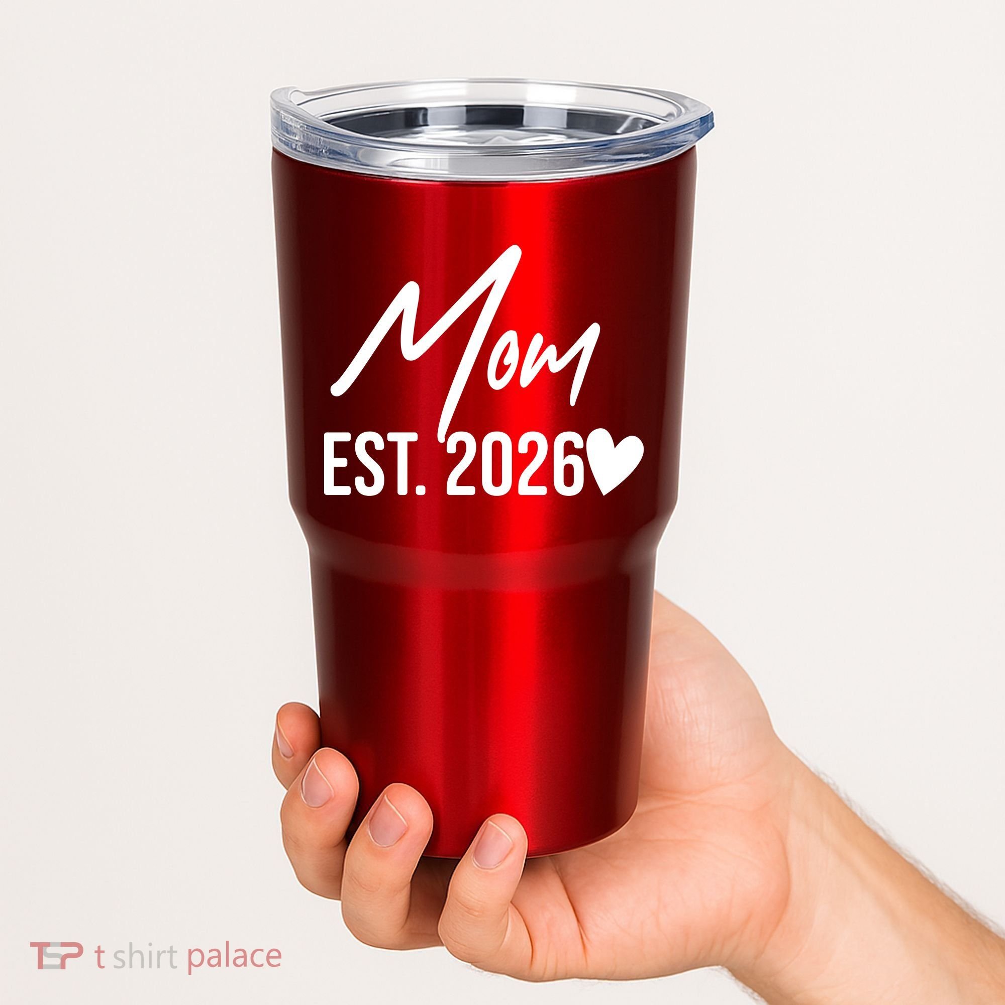 Mom EST 2026 Tumbler