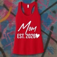 Mom EST 2026 Women's Tank Top thumb 3