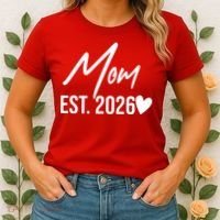 Mom EST 2026 Women's T-Shirt thumb 2