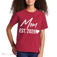 Mom EST 2026 Kids T-Shirt thumb 2