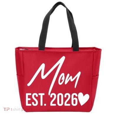 Mom EST 2026 Tote Bag
