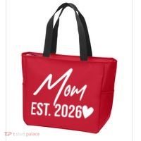 Mom EST 2026 Tote Bag thumb 3