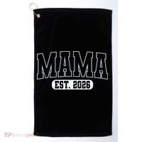 Mama Est 2026 Mother's Day Golf Towel thumb 0