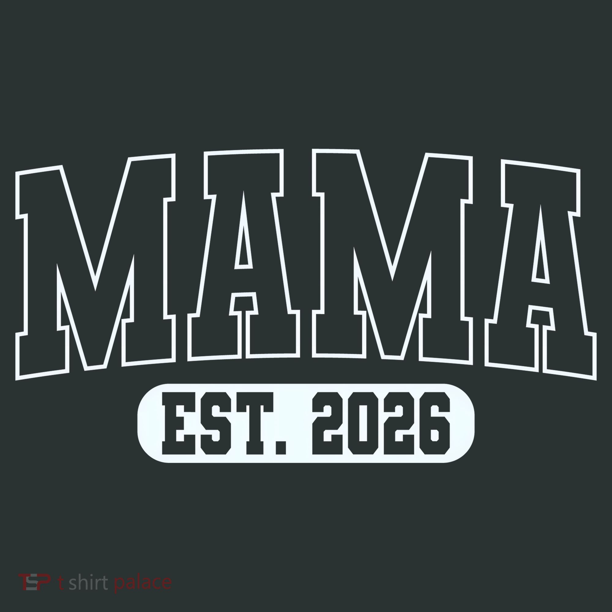 Mama Est 2026 Mother's Day Coaster
