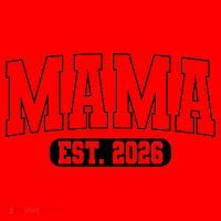 Mama Est 2026 Mother's Day Santa Hat thumb 1