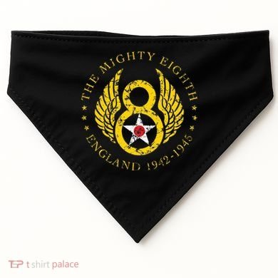 Mighty Eighth 8th Usaaf B17 & B24 Bomber Group USA-Made Doggie Bandana