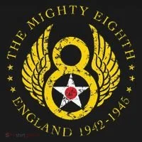 Mighty Eighth 8th Usaaf B17 & B24 Bomber Group Hoodie thumb 2