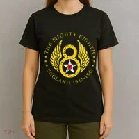 Mighty Eighth 8th Usaaf B17 & B24 Bomber Group T-Shirt thumb 4