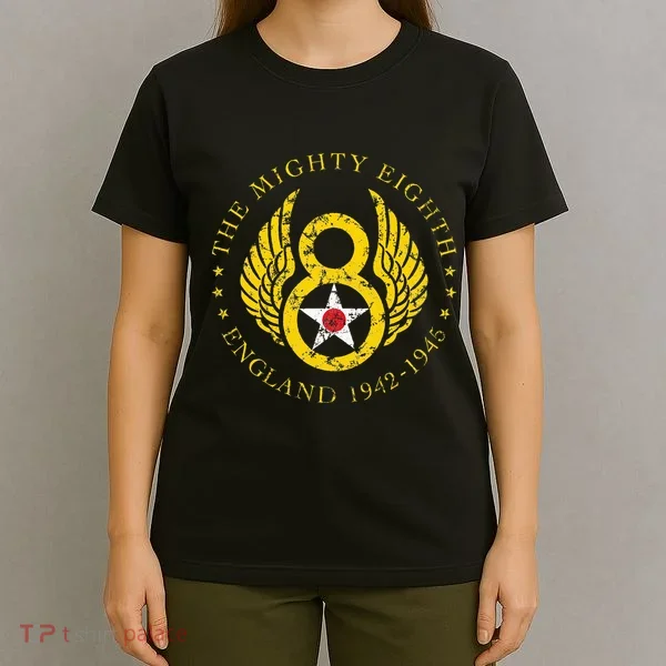 Mighty Eighth 8th Usaaf B17 & B24 Bomber Group T-Shirt