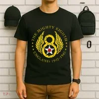 Mighty Eighth 8th Usaaf B17 & B24 Bomber Group T-Shirt thumb 6