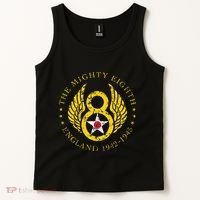 Mighty Eighth 8th Usaaf B17 & B24 Bomber Group Tank Top thumb 2