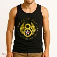 Mighty Eighth 8th Usaaf B17 & B24 Bomber Group Tank Top thumb 3