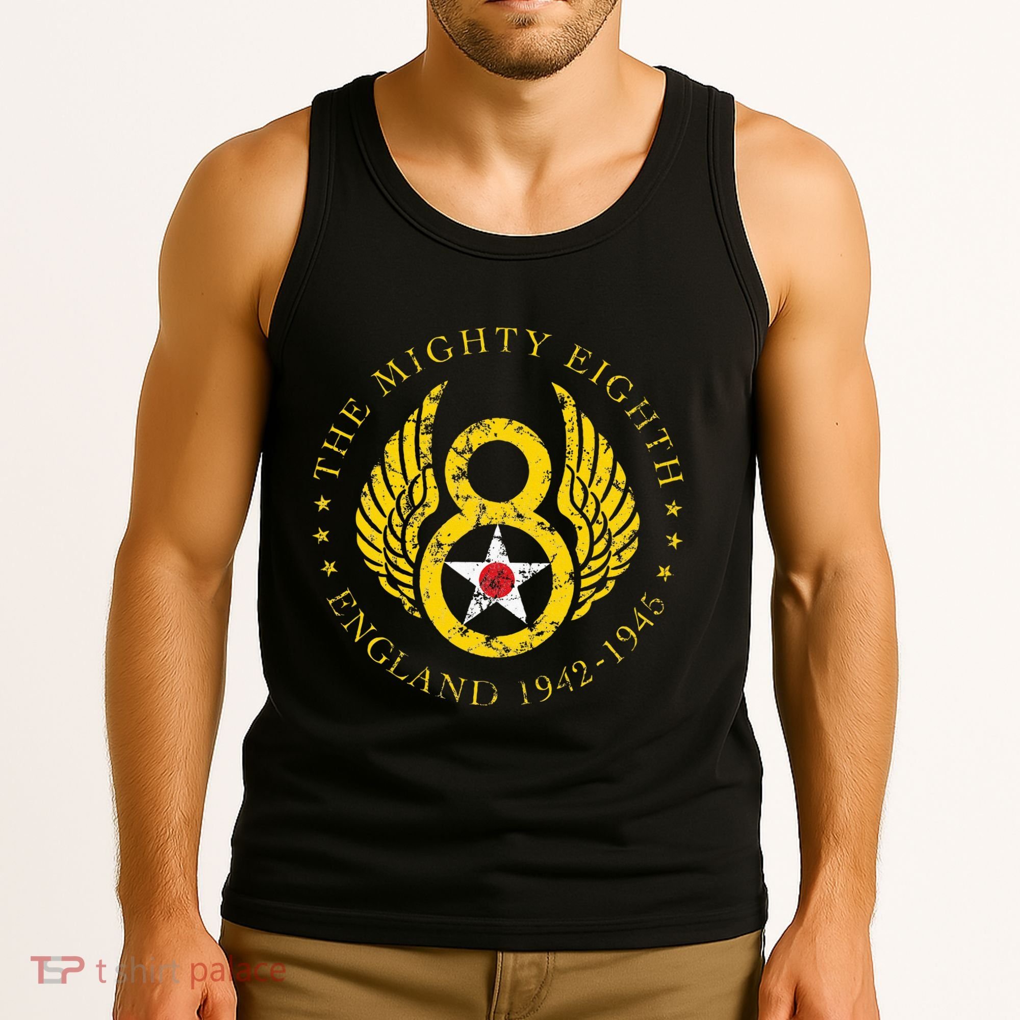 Mighty Eighth 8th Usaaf B17 & B24 Bomber Group Tank Top