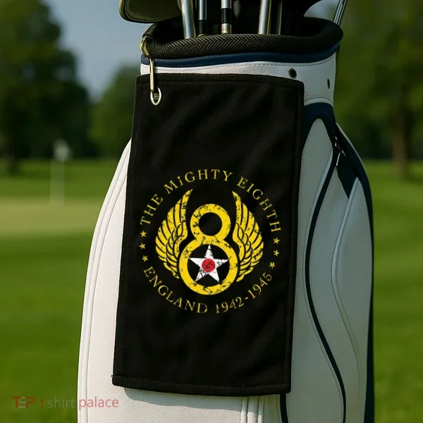 Mighty Eighth 8th Usaaf B17 & B24 Bomber Group Golf Towel