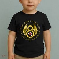 Mighty Eighth 8th Usaaf B17 & B24 Bomber Group Toddler T-Shirt thumb 2