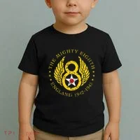 Mighty Eighth 8th Usaaf B17 & B24 Bomber Group Toddler T-Shirt thumb 2