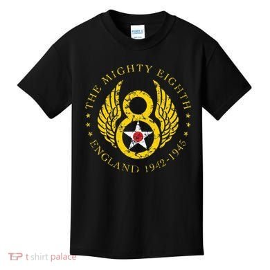 Mighty Eighth 8th Usaaf B17 & B24 Bomber Group Kids T-Shirt