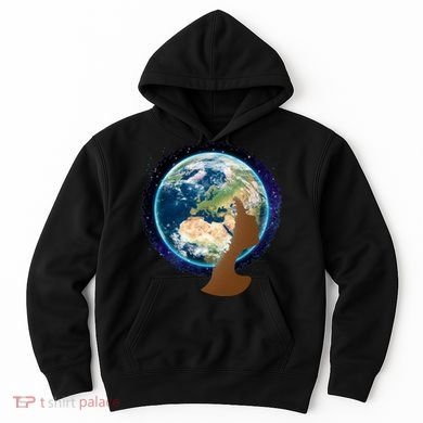 Mother Earth Afro Hair Galaxy Hoodie