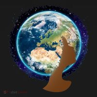 Mother Earth Afro Hair Galaxy Women's Hoodie thumb 2