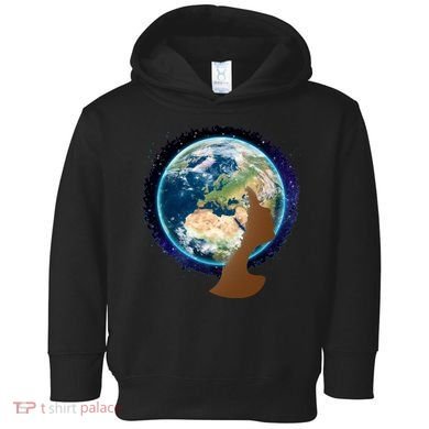 Mother Earth Afro Hair Galaxy Toddler Hoodie