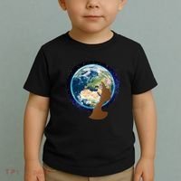 Mother Earth Afro Hair Galaxy Toddler T-Shirt thumb 2