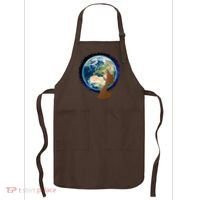 Mother Earth Afro Hair Galaxy Apron thumb 0