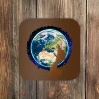 Mother Earth Afro Hair Galaxy Coaster thumb 0