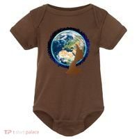 Mother Earth Afro Hair Galaxy Baby Bodysuit thumb 0